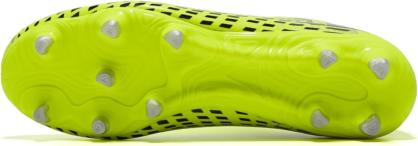 Soccer Cleats for Men's and Women's Outdoor Unisex Football Shoes Firm Rugby Boots