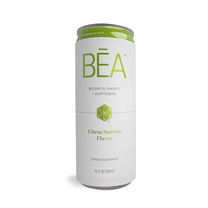Isagenix BEA Sparkling Energy Drink - Energy & Metabolism Support - Whole-Food Sourced Ingredients - Includes Antioxidant Vitamins A, C & E - Vegan-Friendly - Citrus Sunshine, 12 Servings-FlexoryFit