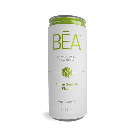 Isagenix BEA Sparkling Energy Drink - Energy & Metabolism Support - Whole-Food Sourced Ingredients - Includes Antioxidant Vitamins A, C & E - Vegan-Friendly - Citrus Sunshine, 12 Servings-FlexoryFit