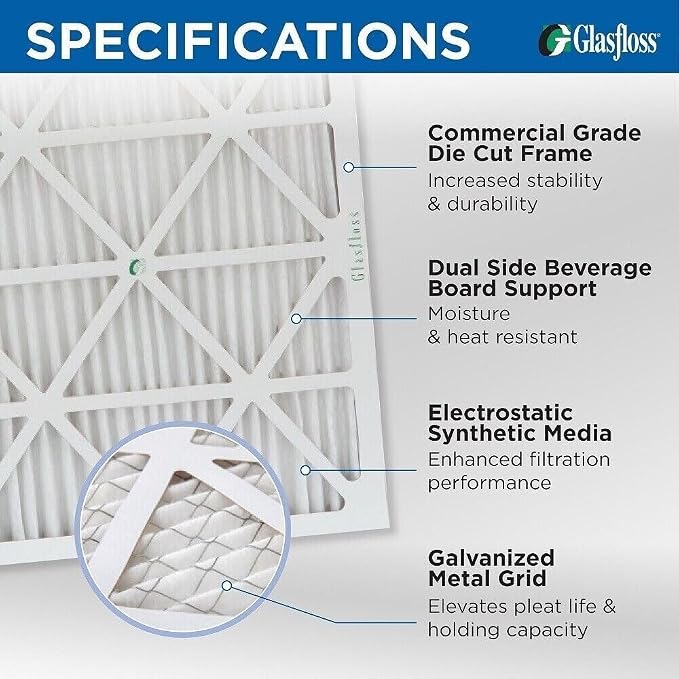 Glasfloss ZL 20x20x4 MERV 10 Air Cleaner Filter replacements - Image 4