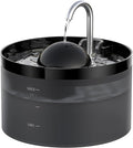 108oZ Cat Water Fountain, Pet Waterer Fountain with Ultra Silent Pump, Activated Carbon Filter Keep Water Fresh, Faucet Design, Anti Sputtering, Suit for All Kinds of Cat
