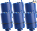 6 Pack Faucet Filter Replacement for All PUR®Plus, PUR® Water Filter Replacement, Pur® Filter Replacement RF-9999®, NSF 42 Certified, 1800-Gallon Long Lifespan, AQUA CREST