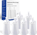 6 Pack Breville Bes880 Water Filter Replacement,Compatible with Breville Sage Oracle Touch,Barista,Claro Swiss,BES878,Bes920,Bes008 Espresso Coffee Machine,Replaces Part #BES008WHT0NUC1