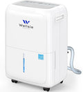 Most Efficient Energy Star Dehumidifier with 1.59 Gallon Water Tank, 52 Pint Dehumidifiers for Basement and Home with Drain Hose, Smart Humidity Control for Bedroom with 24HR Timer