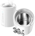 Healthy Warm Mist Humidifiers for Bedroom, 100oz Stainless Steel Humidifier Easy Clean, Steam Humidifier for Living Room, Whisper-Quiet and Filterless, with Sleep Mode and Timer, Auto-off Setting