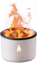 Volcano Humidifier Flame Aroma Diffuser: Ultrasonic Essential Oil Scent Diffuser 300ml Large Capacity 2-in-1 Essential Oil Diffuser with Function Timer for Bedroom Home Office (No Remote Control)