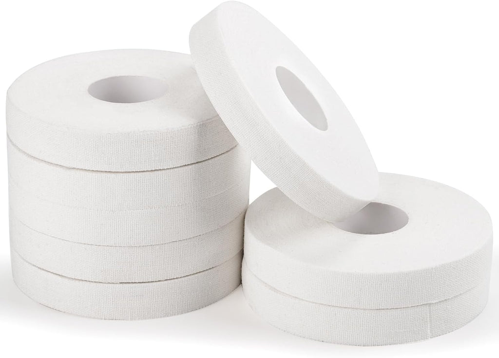 Pro Finger Tape 8 Pack - 0.5” x 45 Ft White Athletic Sports Tape for Rock Climbing,BJJ,Jiu-Jitsu,Wrestling,Judo