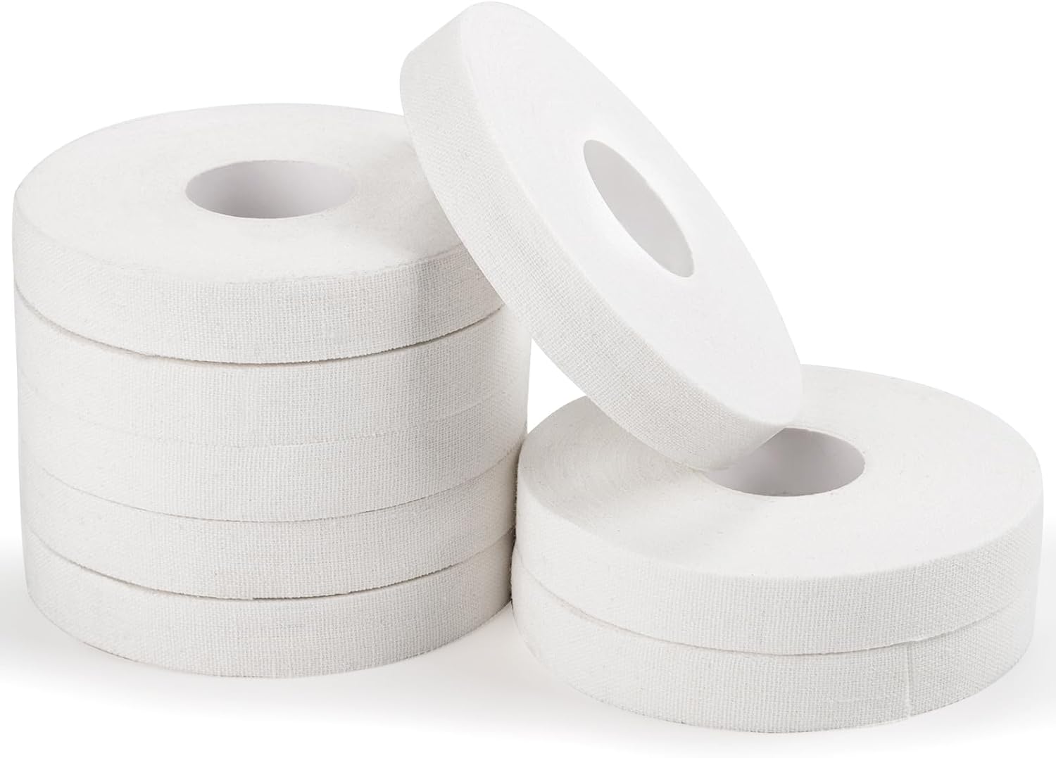 Pro Finger Tape 8 Pack - 0.5” x 45 Ft White Athletic Sports Tape for Rock Climbing,BJJ,Jiu-Jitsu,Wrestling,Judo