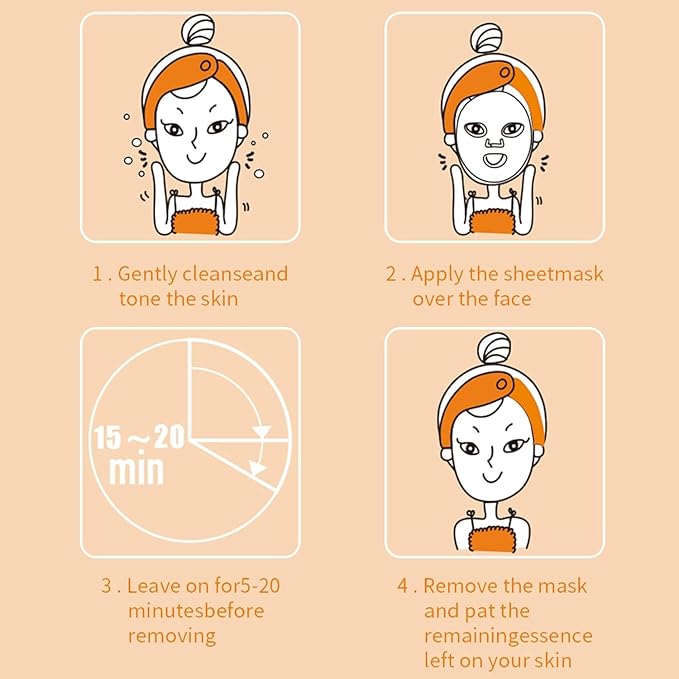 18 Pack Collagen Face Masks Skincare Bulk,Hydrating Spa Face Mask Beauty for Sensitive Skin,Sheet Mask for Skin Care, Facial Mask Sets Birthday Party Gifts for Women/Teen Girls/Kids-FlexoryFit