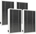 Nispira F1 C01 T02 Carbon Odor Reduction HEPA Filter Replacement For 3M Filtrete Room Air Purifier FAP-C01-F1, FAP-T02-F1, FAPF-F1-O, FAP-C01BA-G1, FAP-T02WA-G1, FAP-ST02W, FAP-ST02N 4 Packs