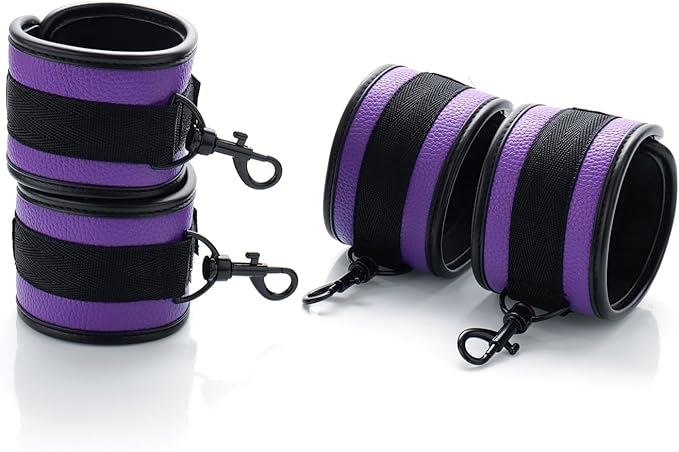 6pcs Black PU Adjustable Straps Sports Training Fitness Gear Home Yoga Set-FlexoryFit