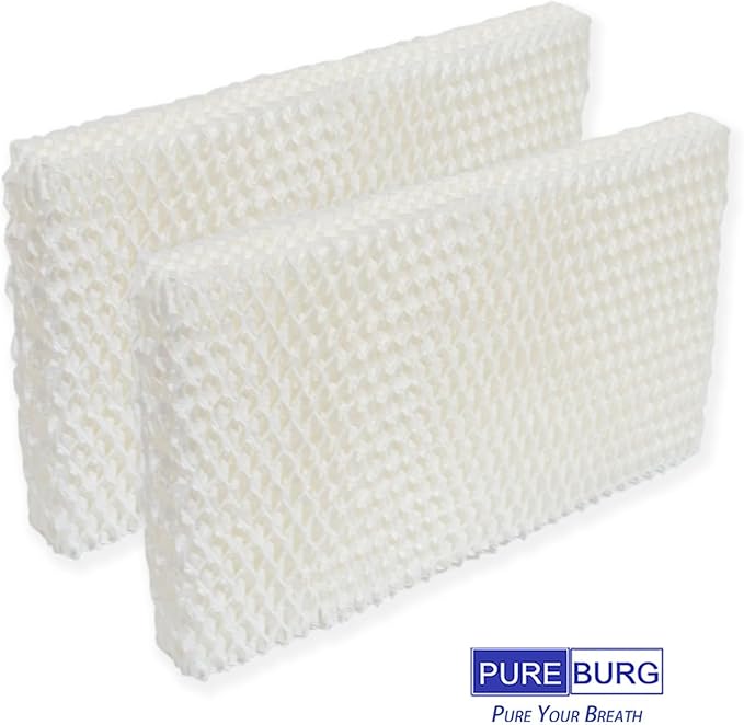 PUREBURG HS-1942 Replacement Filter Set Compatible with Crane EE-7002 Evaporative Cool Mist Humidifier,2-Pack (4 Humidifier Wicking Filters)