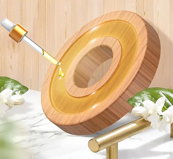 Solar Energy Powered Air Freshener Natural Essential Oil Diffuser Car Perfume Scent Fragrance Purifier Rotating Relieve Fatigue Aromatherapy for Home Office Car Decoration Gifts