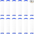 uxcell 12 Pcs Shower Head Filter 3.5 Inch PP Cotton Filter Cartridge Replacement High-Pressure Handheld Fan Shower Jet Sets