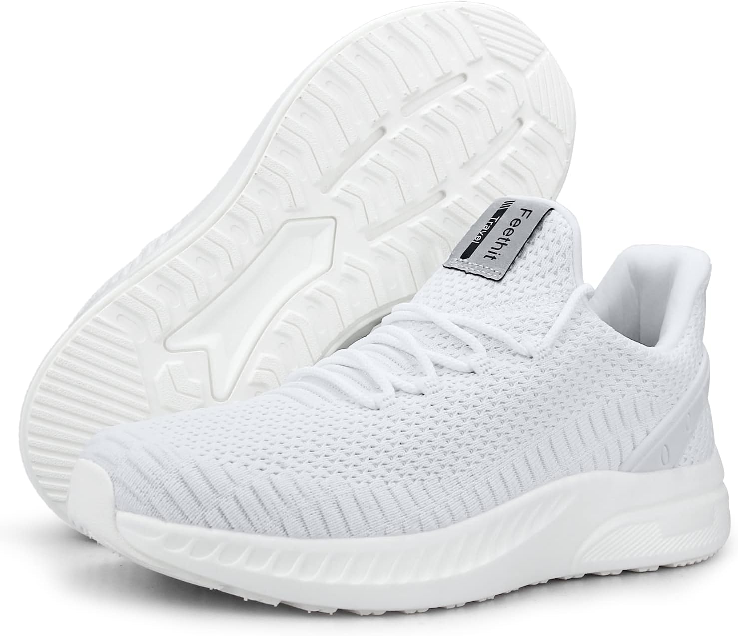 Feethit Mens Slip On Walking Shoes Blade Tennis Shoes Non Slip Running Shoes Lightweight Workout Shoes Breathable Mesh Fashion Sneakers
