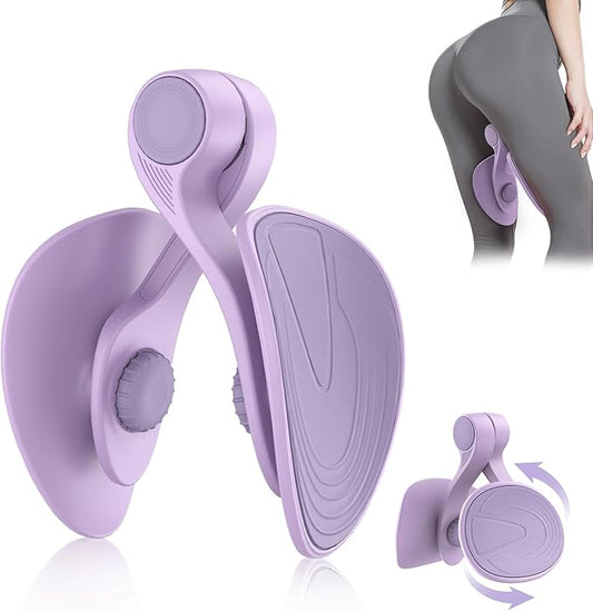 Hip Trainer Kegel Exerciser, Pelvic Floor Trainer, Kegel Trainer for Postpartum Rehabilitation, Trimmer Inner Thigh, Thigh Toner Workout-FlexoryFit