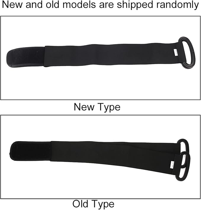 ZJchao Stretching Strap Yoga Strap, Foot Drop Fascitis Plantar Ankle Training Belt, Exercise Strap, Black, OK Cloth-FlexoryFit