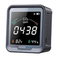 INKBIRDPLUS Indoor CO2 Detector, Air Quality Monitor, Tester for Carbon Dioxide, Temperature and Relative Humidity, Indoor CO2 Monitor with Alarm, for Grow Tents, Wine Cellars, Homes, Cars(PTH-9C)