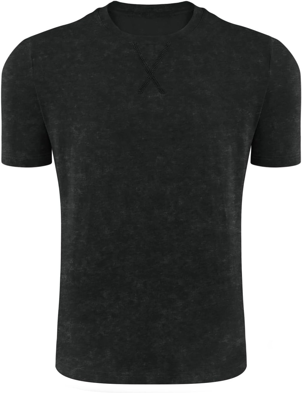 LOGEEYAR Men's Athletic Washed T-Shirts Basic Crew Neck Tees Tops Causal Distressed Cotton T Shirts for Men