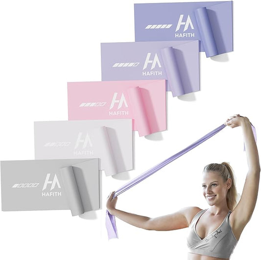 Fabric Resistance Bands for Women – 5 Level Exercise Bands Resistance Set, Resistance Bands for Working Out with Handles, Workout Bands Resistance for Women, Yoga, Pilates, Glutes, Legs,Vigor Yellow-FlexoryFit