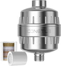 Heavy Duty Shower Filter, Shower Head Filter For Hard Water With High Output Kdf55 & Vitamin C, Chlorine & Heavy Metals Reduction System - 2 Replacement Cartridges, Suitable For Sensitive Skin