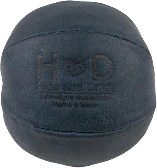 Hide & Drink, Stress Ball, Relieve Fidgeting and Anxiety, Exercise Hand, Squishy Tension Accessory, Great for The Office, Classic Style, Full Grain Leather, Handmade, Slate Blue-FlexoryFit