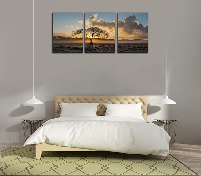 Motivational Wall Art Inspirational Entrepreneur Quotes Canvas Painting Tree of Life Modern Inspiring Posters Pictures Prints Framed Artwork Decorations for Living Room Home Office House Decor-FlexoryFit