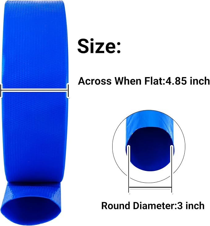 3" x 25 FT Pool Backwash Hose, - Image 2