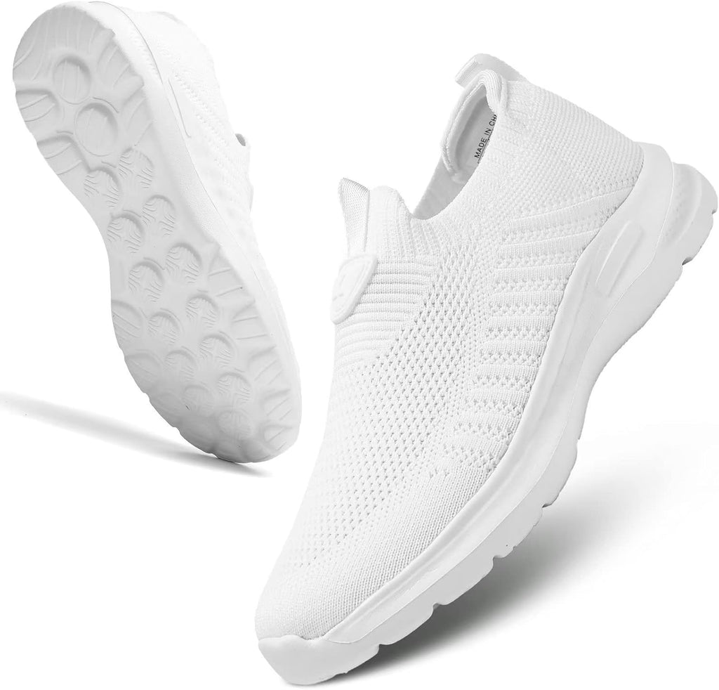 Mens Walking Shoes Lightweight Breathe Mesh Running Shoes Slip On Fashion Tennis Sneakers Comfort Gym Workout Zapatos de Hombre