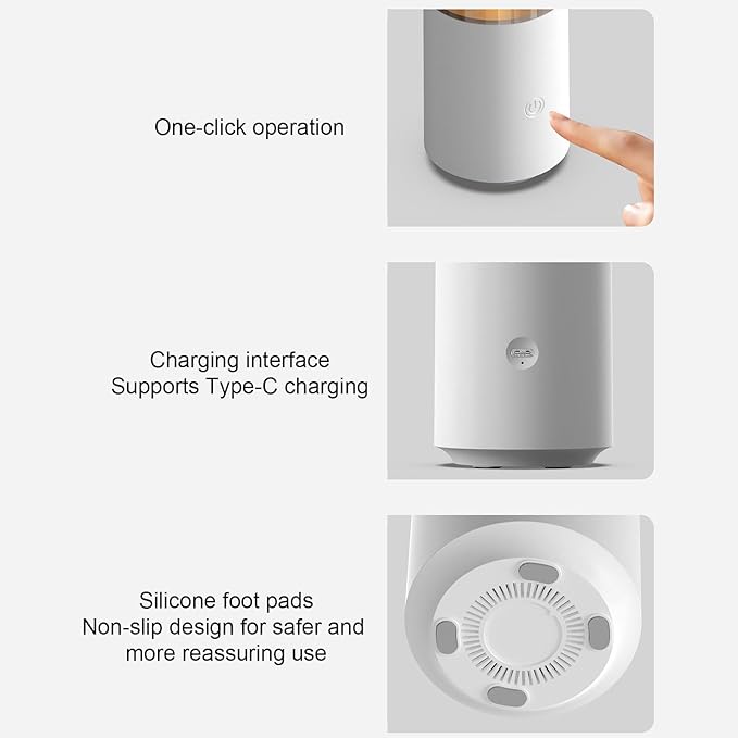 Car Diffuser Humidifier, Essential Oil Diffuser, Infuser Aromas Diffuser, Suitable for Cars, Work Desktops, Bedrooms, Etc (White)