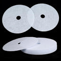 Universal Dryer Exhaust Filter Replacement Kit - 4-Pack Round Disc & Cotton Paper Filters for Panda, Magic Chef, Sonya, Avant Dryers - Lint Removal (227 x 33 mm)