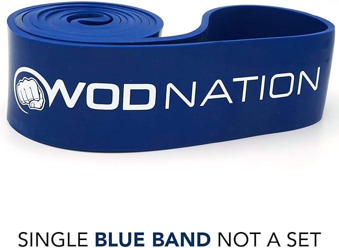 WOD Nation Pull Up Assistance Bands (10-175lbs Band) - Best for Pullup Assist, Chin Ups, Resistance Bands Exercise, Stretch, Mobility Work & Serious Fitness - 41 inch Straps-FlexoryFit