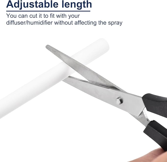 uxcell 24pcs Humidifier Cotton Stick, 10 x 230mm Refill Sticks Filter Replacement Wicks, Humidifier Filter Cotton Refill Travel Mini Humidifier Filters Sticks