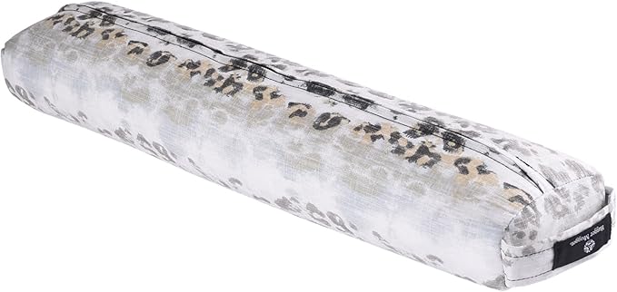Hugger Mugger Pranayama Yoga Bolster - Very Firm, use Under Length of Spine for Deeper Breathing or Under Ankles, Handmade in The USA-FlexoryFit