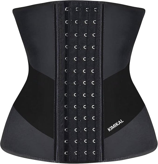 KIMIKAL Women Waist Trainer Corset Belt: Under Clothes Sport Tummy Control Long Torso Shapewear-FlexoryFit