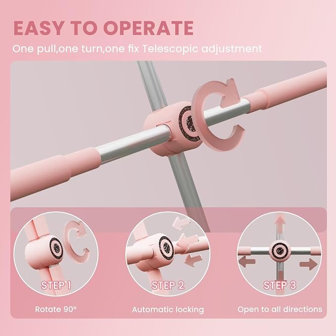 Yoga Stick, Posture Correction Stick for Women and Men, Relieve Back Pain, Upper and Lower Back Stretchers and Straighteners, 24.4-36.2 Inch Stretching Stick Neck Hump Corrector-FlexoryFit