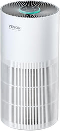 VEVOR Air Purifier for Bedroom Home, H11 HEPA Layer, 1100 ft²/h Smart Air Purifier with Speed Control & Child Lock Guard, Efficient Air Cleaner with Convenient Touch Panel & 25 dB Sleep Mode