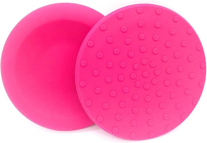 Silicone disc yoga anti-slip mat, fitness sports knee and elbow pads disc mat(Light Blue)-FlexoryFit