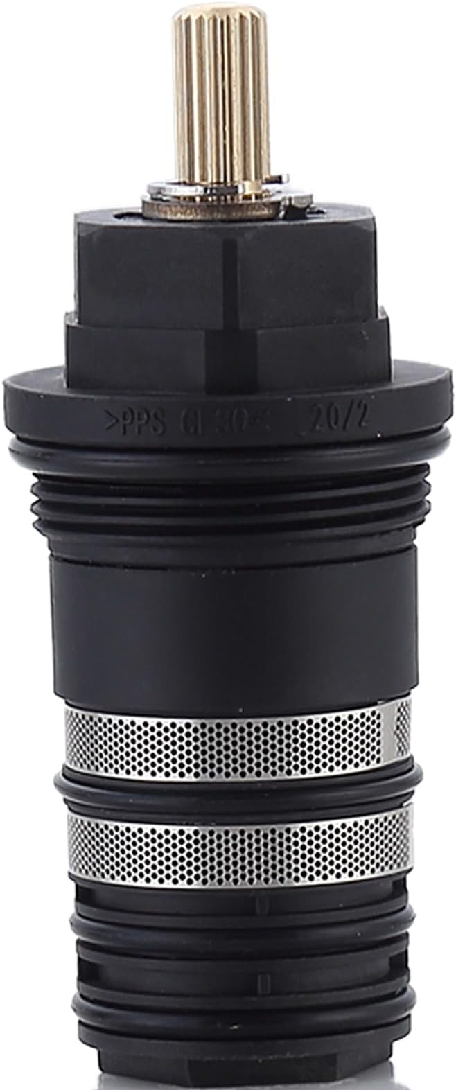 Shower Thermostatic Cartridge, 94282000 3/4-Inch Thermostatic Cartridge for hansgrohe Replacement, Small, Brass