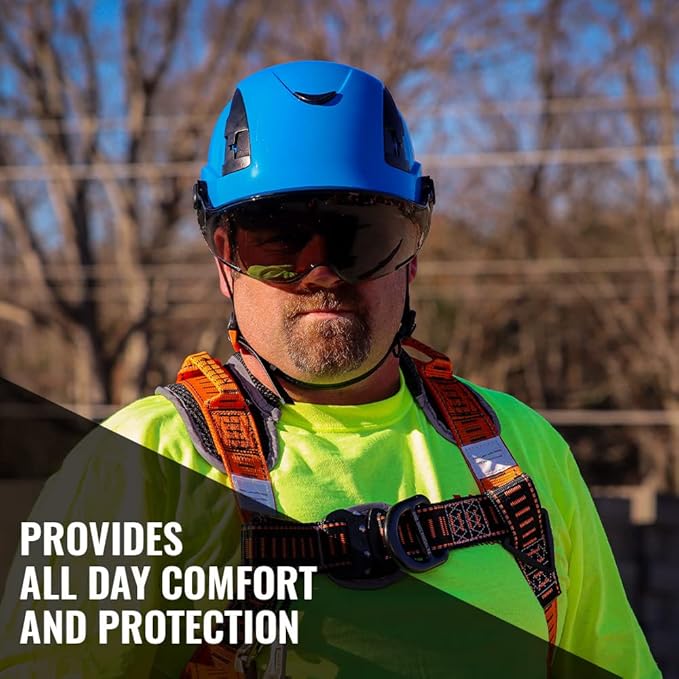 Malta Dynamics APEX Type 2 Safety Helmet – OSHA and ANSI Z89.1 Compliant Safety Hard Hats for Construction Workers and Vented Helmet for Head Protection