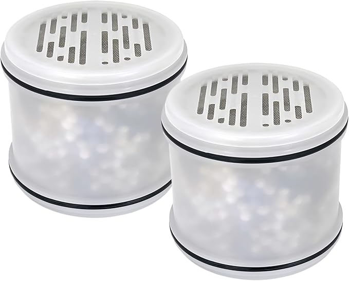 16-stage filter Replacement Fixed Shower Filter Compatible with Cobbe Fixed Filtered Shower heads 2-Pcs