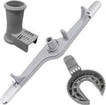 154568002 Dishwasher Lower Spray Arm Assembly with 5304518968 Support & 5304506518 Trap Drain Filter Replacement for Frigidaire Electrolux Kenmore Dishwasher 1545680 5304517203 154568001 154414101