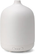 Ceramic Essential Oil Diffusers for Home, Decorative Bedroom Aromatherapy Scent Air Diffuser Ultrasonic Aroma Defusers 250ml with Timed-White