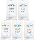 Dry & Dry 500 Gram [5 Packets] Silica Gel Packets Desiccants, Silica Packets - Rechargeable Silica Gel Packs, Desiccants Packets, Silica Gel