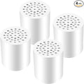4 Pack 20 Stage Shower Filter Universal Replacement Cartridge Hard Water Purifier Removes Chlorine, Heavy Metals, Iron, Other Sediments, Water Softener with High Output
