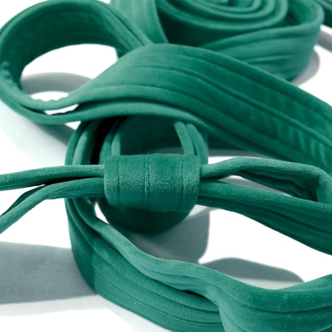 4.9ft (1.5m) Aerial Loops Straps – Professional Aerial Yoga Ropes for Acrobatics, Circus Training & Fitness – Strong Nylon Trapeze Straps for Aerial Silks, Hammock, Dance & Performance Arts-FlexoryFit