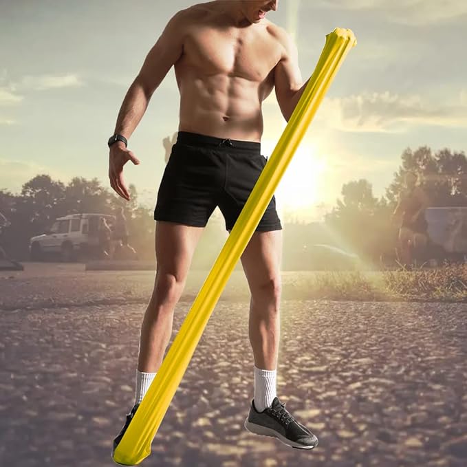 Resistance Bands, Elastic Exercise Bands for Working Out, Physical Therapy, Recovery, Yoga, Pilates, Strength Training-FlexoryFit