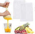 6 Pack Nut Milk Bag Reusable Nylon Cheese Cloth Bag for Straining Washable Fine Mesh Nut Bags Strainer 12×8 In for Straining Fruit Juice Coffee Tea Yogurt Cheese Tofu Cold Brew Filter Bags