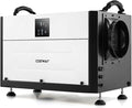COSTWAY 124 PPD Commercial Dehumidifier, 1300 Sq.Ft Crawl Space Dehumidifier with 9.8 FT Drain Hose & Wired Remote Control Panel, Ideal for Basement, Warehouse, Job Site (White)
