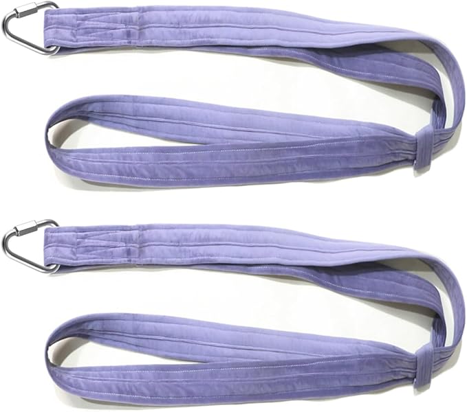 6.6ft 2m Aerial Loops Aerial Straps Ropes Aerial Acrobatics Body Loop Trapeze Circus Apparatuses Equipment Yoga Straps 1 pairs-FlexoryFit